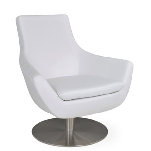 UPPER SQUARE™ Lakewood Faux Leather Seat Reception Chair with Metal Frame