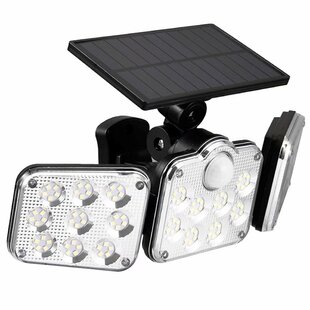 ARLMONT & CO. Renae 138LED Dusk to Dawn Solar Outdoor Lights Waterproof Security Flood Lights with Motion Sensor