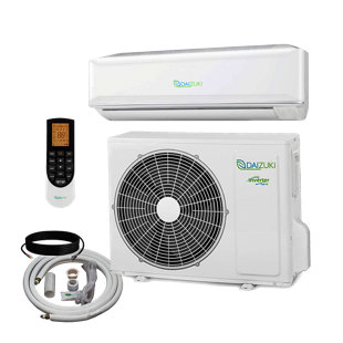 DAIZUKI 12,000 BTU Energy Star Ductless Mini Split Air Conditioner with Heater and Remote and WiFi Control