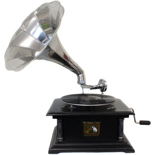 EC WORLD IMPORTS Antique Replica RCA Victor Phonograph Gramophone