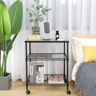 NOBLEWELL 26.5'' H x 18'' W Printer Stand with Wheels