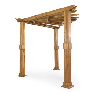 HOME LOFT CONCEPTS Sonne 13 Ft. W x 9 Ft. D Solid Wood Pergola