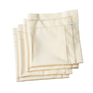 XIA HOME FASHIONS Polyester Rectangle Napkin (Set of 4)