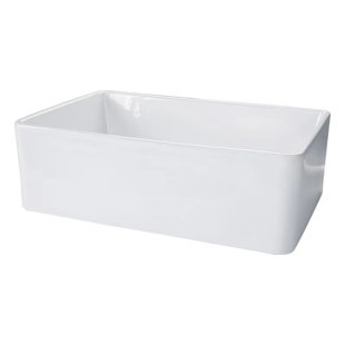 AGUA CANADA 30'' L Single Bowl Ceramic Kitchen Sink