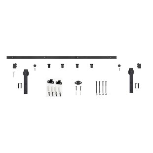 MISENO Standard Single Single Door Barn Door Hardware Kit