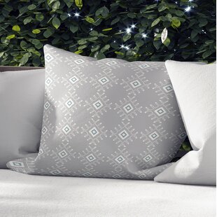 KAVKA DESIGNS Geometric Indoor/Outdoor Reversible Throw Pillow