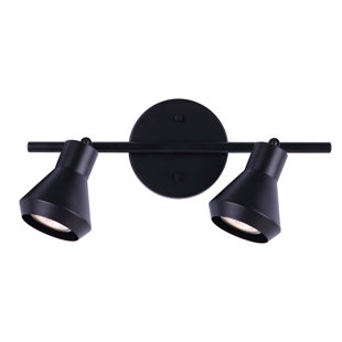 CANARM Byrk 5.91'' 2 -Light Rail Track Kit with Dimmable and Adjustable Head