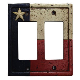 PASEO ROAD BY HIEND ACCENTS Texas 2-Gang Rocker Wall Plate