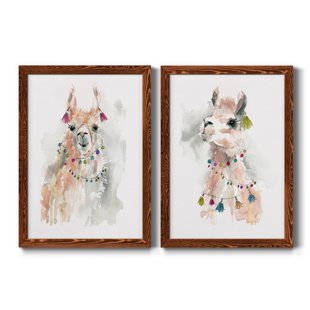 INDIGO SAFARI " Llama Drama I " 2 - Pieces