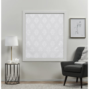 AMALGAMATED TEXTILES Exclusive Home Marseilles Damask 100% Blackout Roman Shade