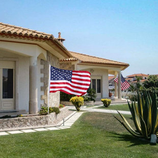JETLIFEE American 2-Sided Polyester House Flag