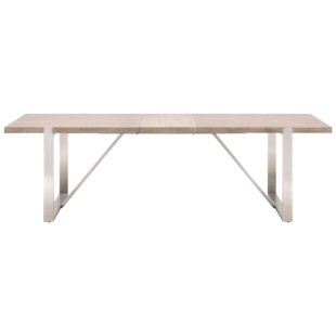 LOOMLAN Extendable Solid Wood Dining Table