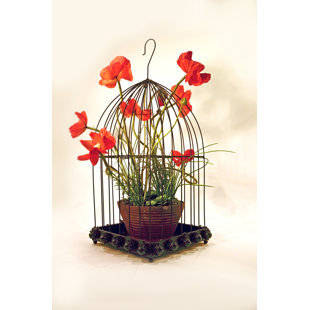 METROTEX DESIGNS Wild Rose Geometric & Shapes Decorative Bird House Or Cage