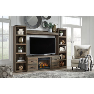 LOON PEAK® Juquana 4-Piece Entertainment Center With Electric Fireplace