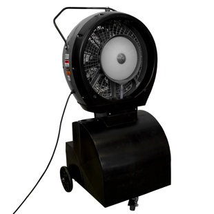ECOJET BY JOAPE MISTING FANS CYCLONE 48" Pedestal Reservoir 18 Gal Fan