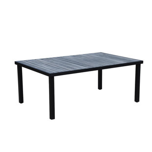 AMERICAN ECO LIVING Rectangular 60.24'' L x 39.37'' W Outdoor Dining Table