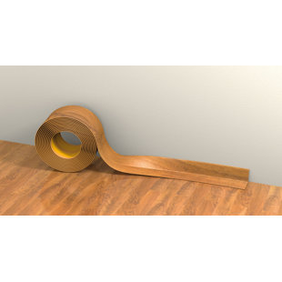 Cezar Self Adhesive Floor Edging, 2-3/32" W X 16' L, Light Grey Color