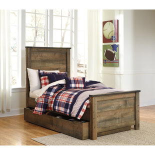 SIGNATURE DESIGN BY ASHLEY Tara Twin Solid Wood Storage Standard Bed