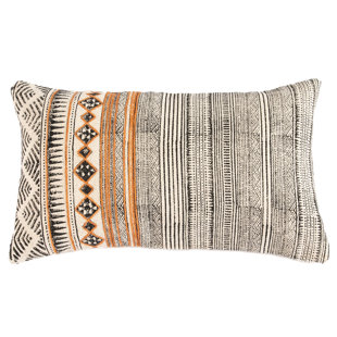 FIBRE BY AUSKIN Rina Striped Cotton Throw Pillow