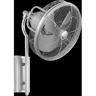 WILLISTON FORGE Enlil 13" Oscillating Patio Fan