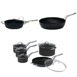 The Rock by Starfrit 13 Piece Aluminum Non Stick Cookware Set