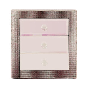 WILLA ARLO INTERIORS Glass Jewellery Box + Drawers (Set of 6)