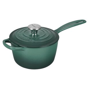 Le Creuset Enameled Cast Iron Saucepan with Lid