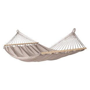 LA SIESTA Alisio Weather-Resistant Spreader Bar Hammock 2 Person Spreader Bar Hammock