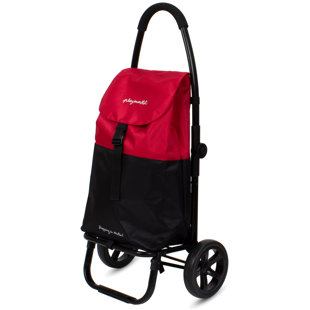 PLAYMARKET SHOPPING TROLLEY GO TWO COMPACT 88 Lb. Capacity Foldable Hand Truck Dolly