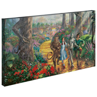 ART BRAND STUDIOS " Follow The Yellow Brick Road " by Thomas Kinkade Studios