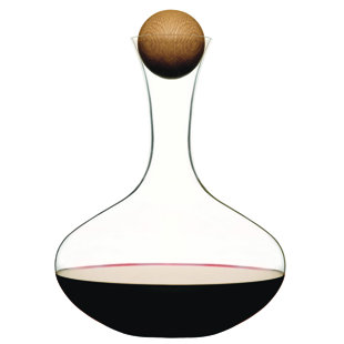 SAGAFORM Oval Oak Wine Carafe