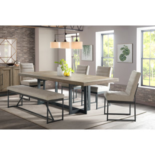 IMAGIO HOME BY INTERCON Eden 6 - Piece Extendable Trestle Dining Set