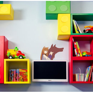 STICKALZ Anime Wolf Girl Wall Decal, Anime Wolf Girl Wall Sticker, Anime Wolf Girl Wall Decor, Anime Wolf Girl Wall Art