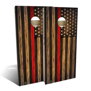 Slick Woody's Cornhole Co Solid Wood Foldable Cornhole Set