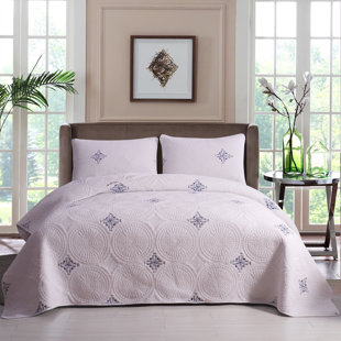 SWEET N SIMPLE HOME Cotton Geometric Shapes Quilt Set