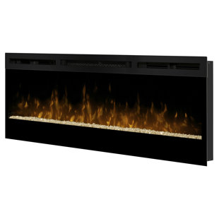 DIMPLEXPRO Dimplex Synergy 50-In Electric Fireplace - Realistic Flames - Glass Ember Bed - 400 SQ. FT.