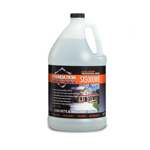 FOUNDATION ARMOR 1 GAL Armor SX5000 WB PRO-Grade Water Based Silane-Siloxane Water Repellent Concrete And Masonry Sealer