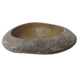EDEN BATH Natural River Rock Boulder Specialty Vessel Bathroom Sink