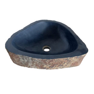 Eden Bath 23'' Black Stone Specialty Vessel Bathroom Sink