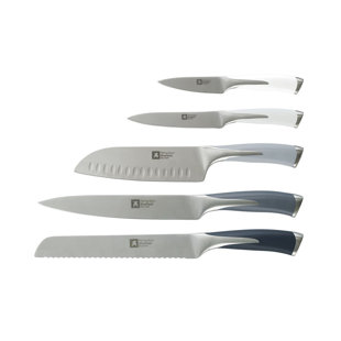 Richardson Sheffield Kyu 6 Piece High Carbon Stainless Steel Knife Block Set (Set of 6)