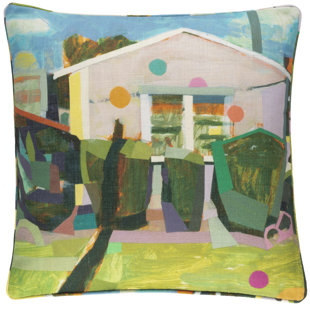 PINE CONE HILL Cynthia Wick Polyester Indoor/Outdoor Throw Pillow