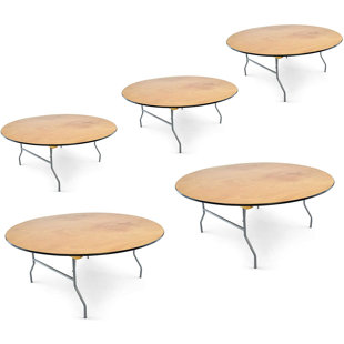 ATLAS COMMERCIAL PRODUCTS 72'' Circular Portable Banquet Table (Set of 10)
