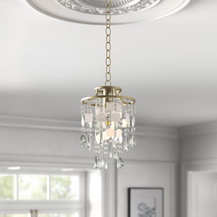 KELLY CLARKSON HOME Cassatt 1 - Light Capiz/Gold Silver Unique/Statement Pendant