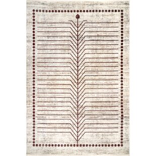 FOUNDSTONE™ Lucius Performance Beige/Brown Rug