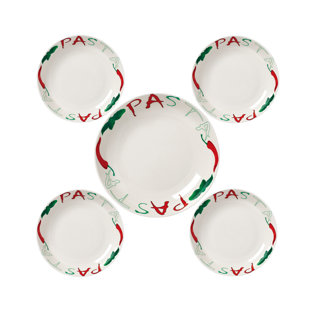 Lorren Home Trends Porcelain China Pasta Dish