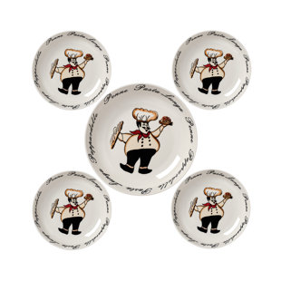 Lorren Home Trends Porcelain China Pasta Dish
