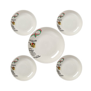 Lorren Home Trends Porcelain China Pasta Dish