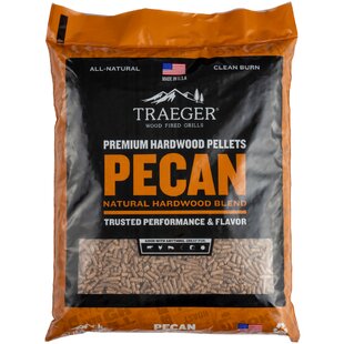 TRAEGER WOOD-FIRED GRILLS Traeger Pecan BBQ Wood Pellets