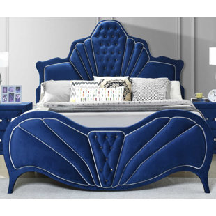 MUTSUMI HOME STUDIO Lieran Upholstered Bed