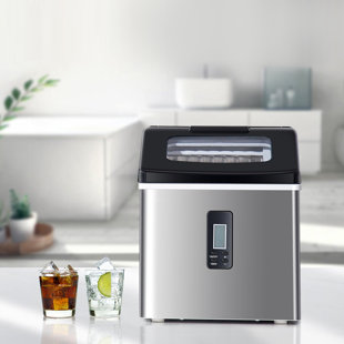 Northair 40 Lb. Daily Production Cube Clear Ice Freestanding Ice Maker